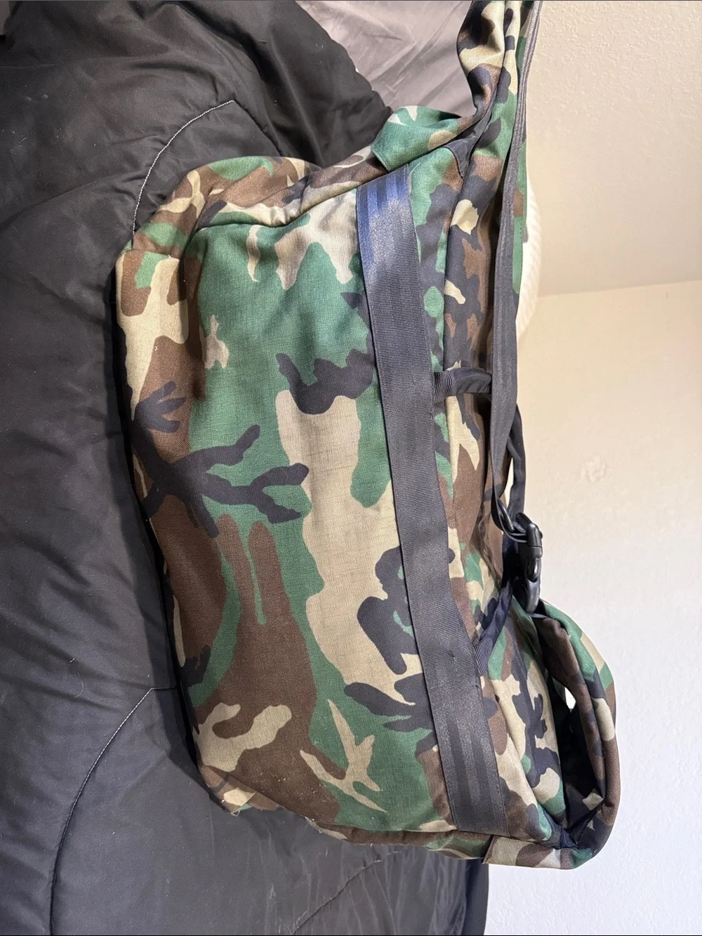 Camo Messenger Bag - Green Camouflage